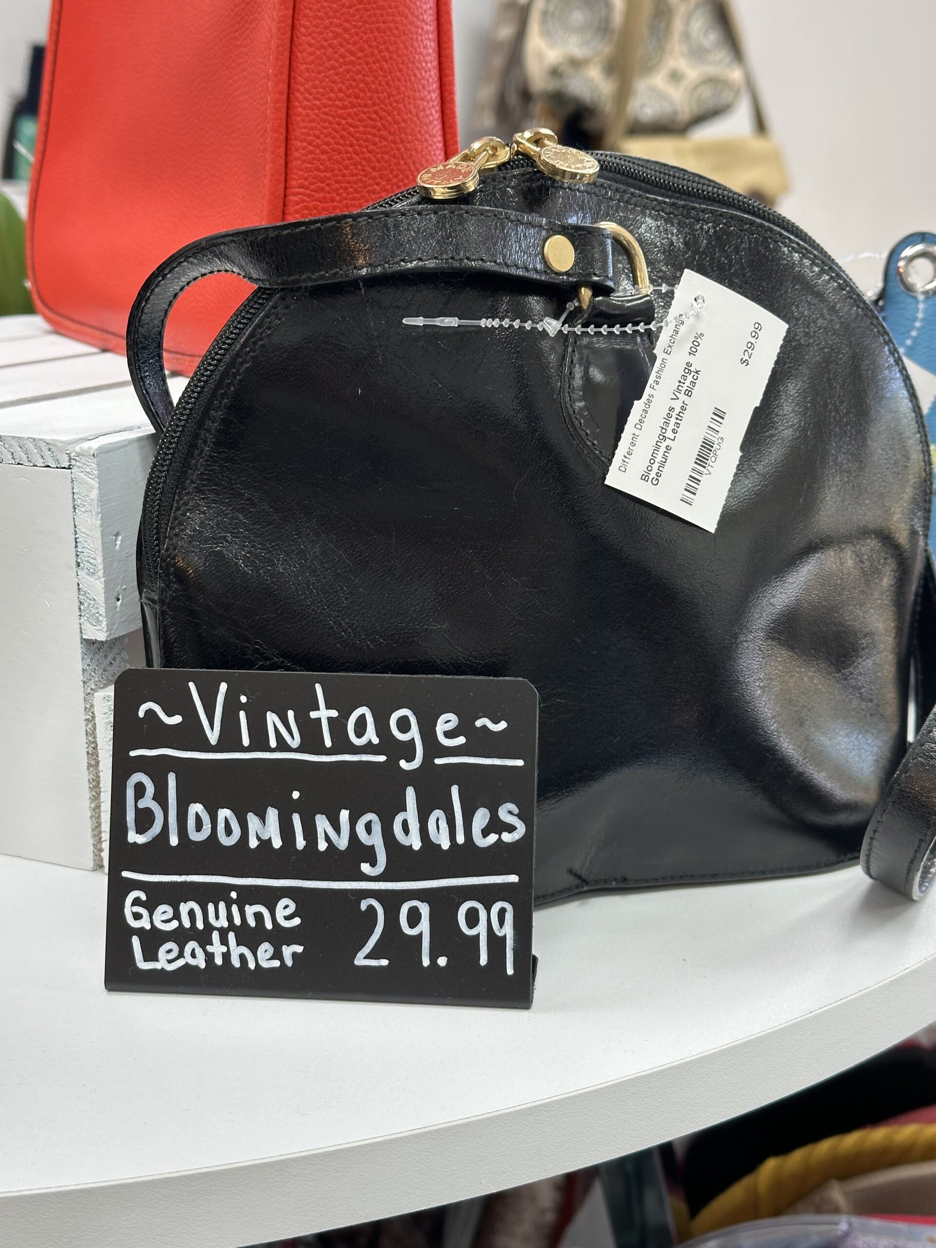 Vintage Bloomingdales handbag and purses at Westerville consignment boutique